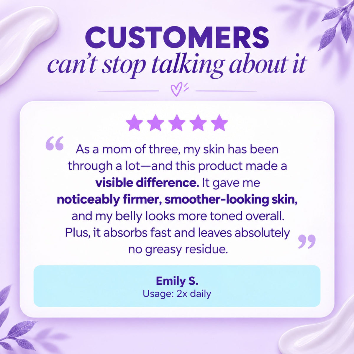 Tighten & Smooth Belly Cream
